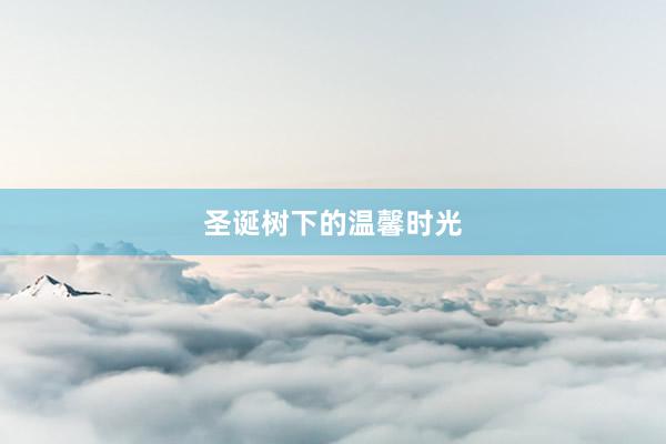 圣诞树下的温馨时光